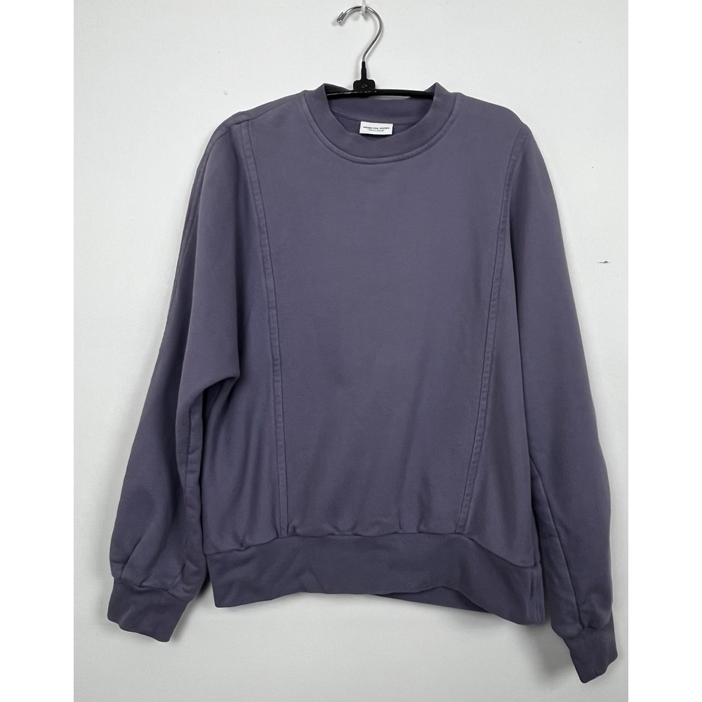 Dries Van Noten Paneled Crewneck Sweatshirt Purple Lilac Men's XS /‎ Women's S-M